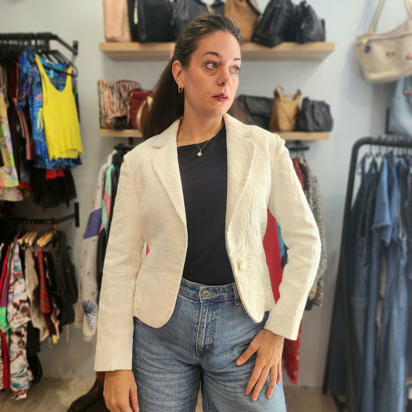 Classy Textured Blazer