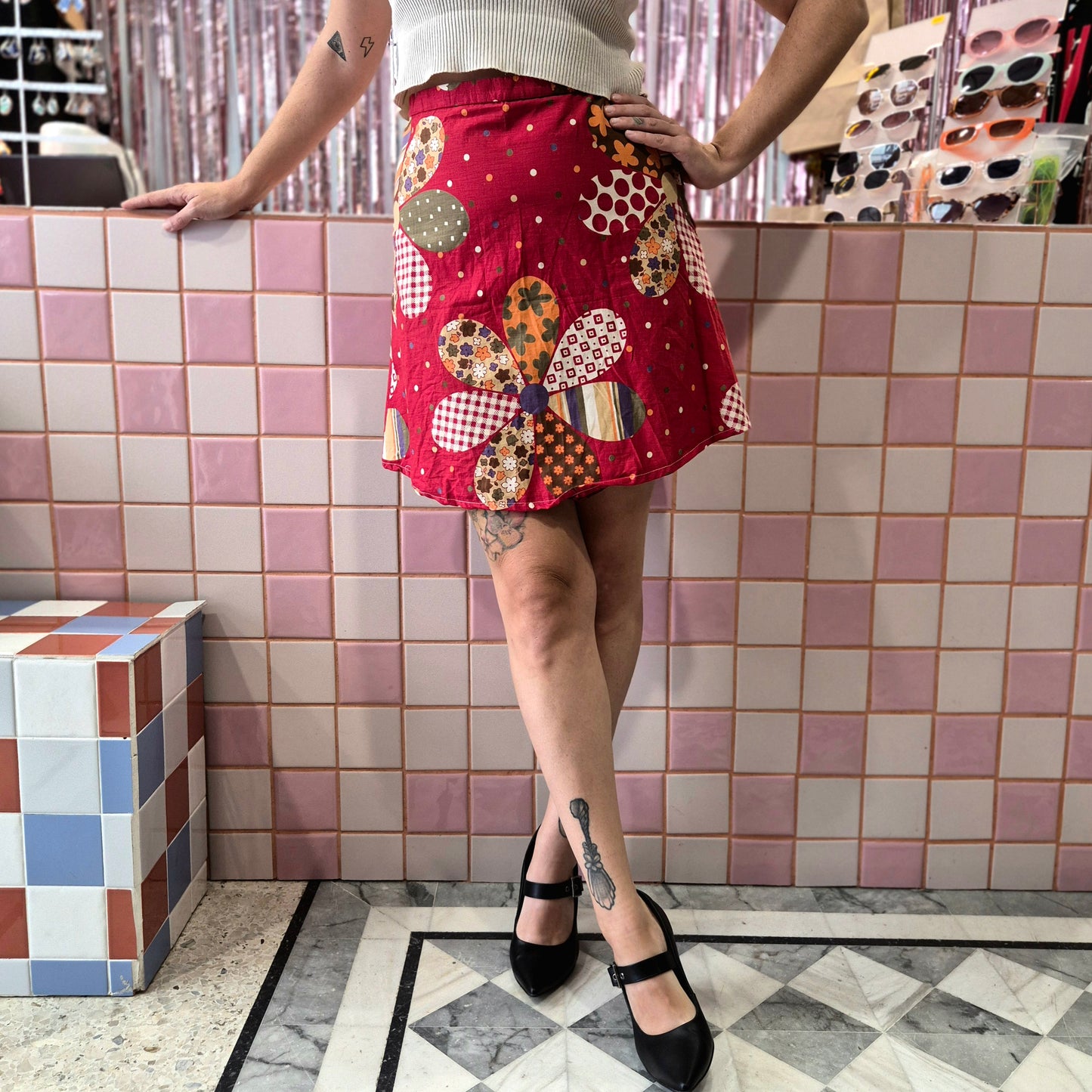 Cute Vintage Bell Mini Skirt
