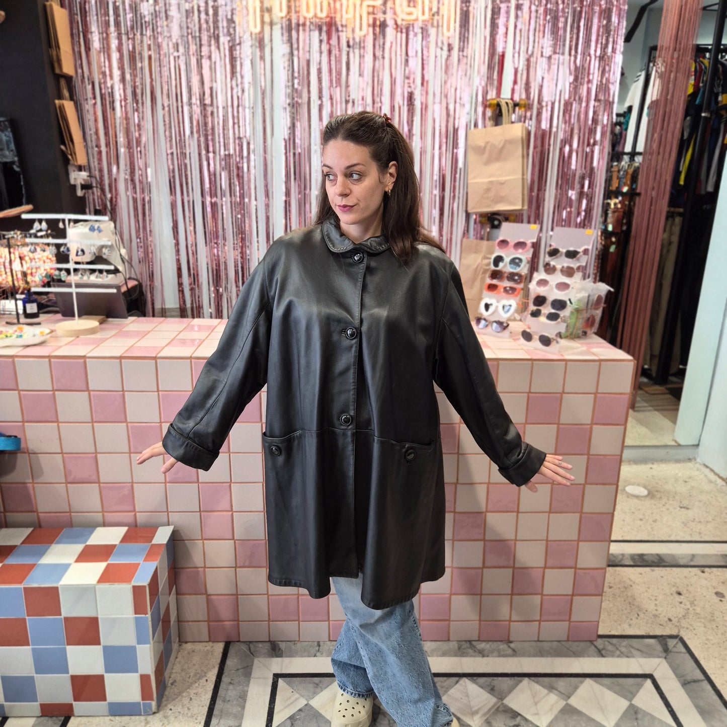 Leather Coat
