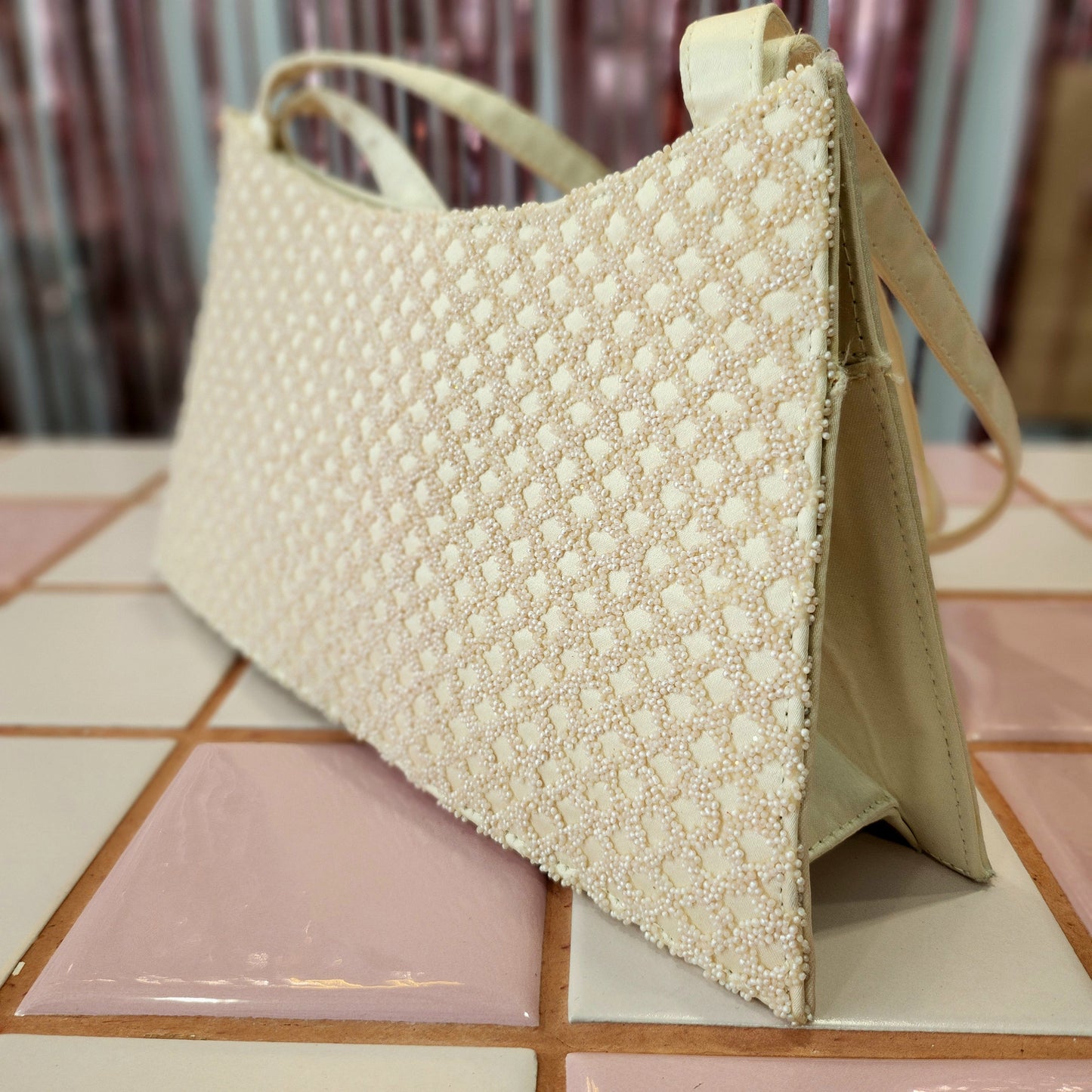 Cute Beaded Shoulder Bag