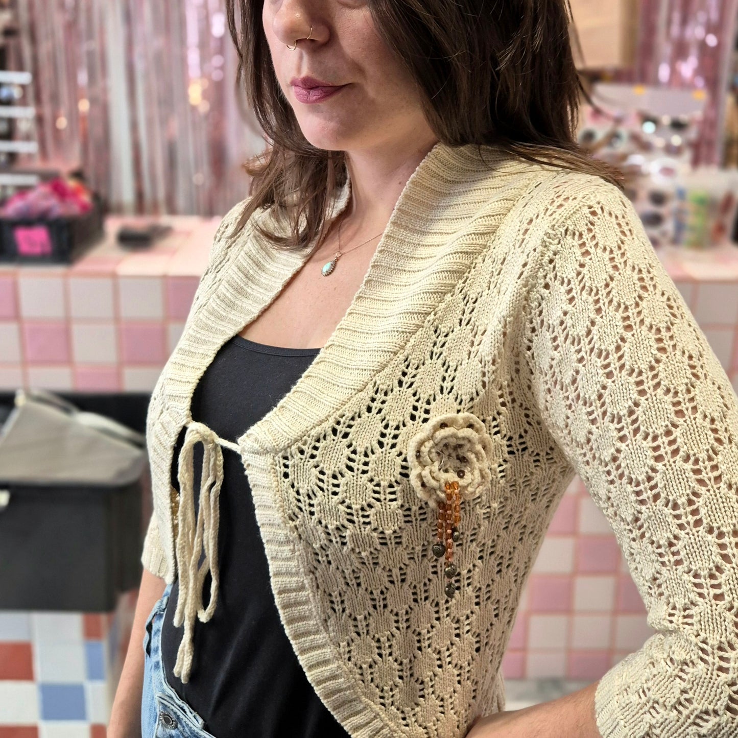 Cute Cropped Cardigan