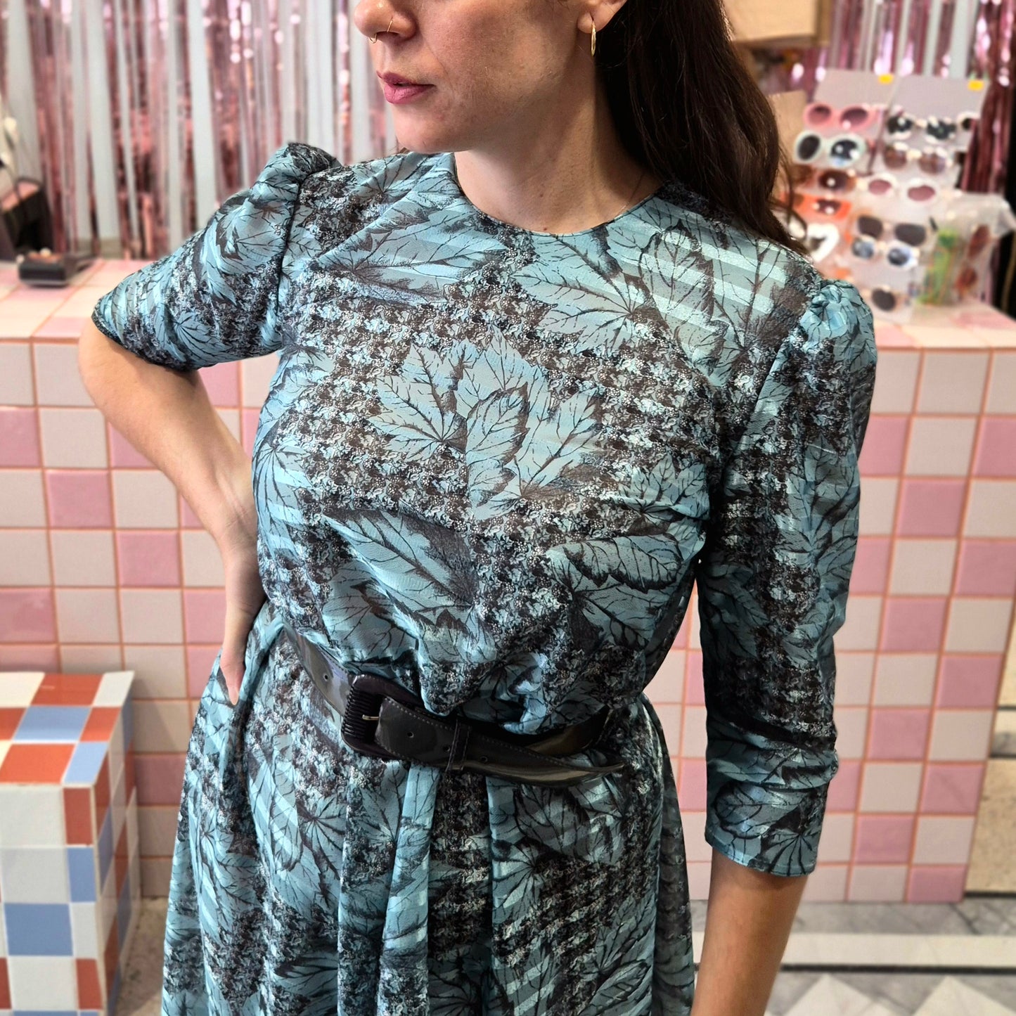 Vintage Patterned Dress
