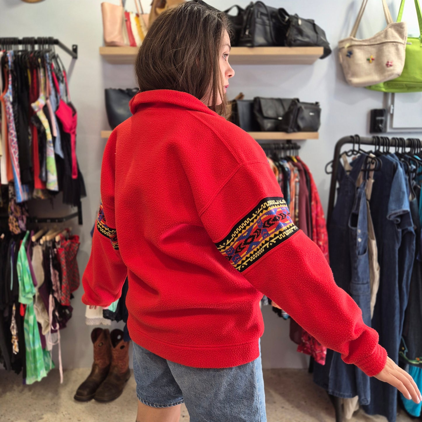 Vintage Half Zip Fleece
