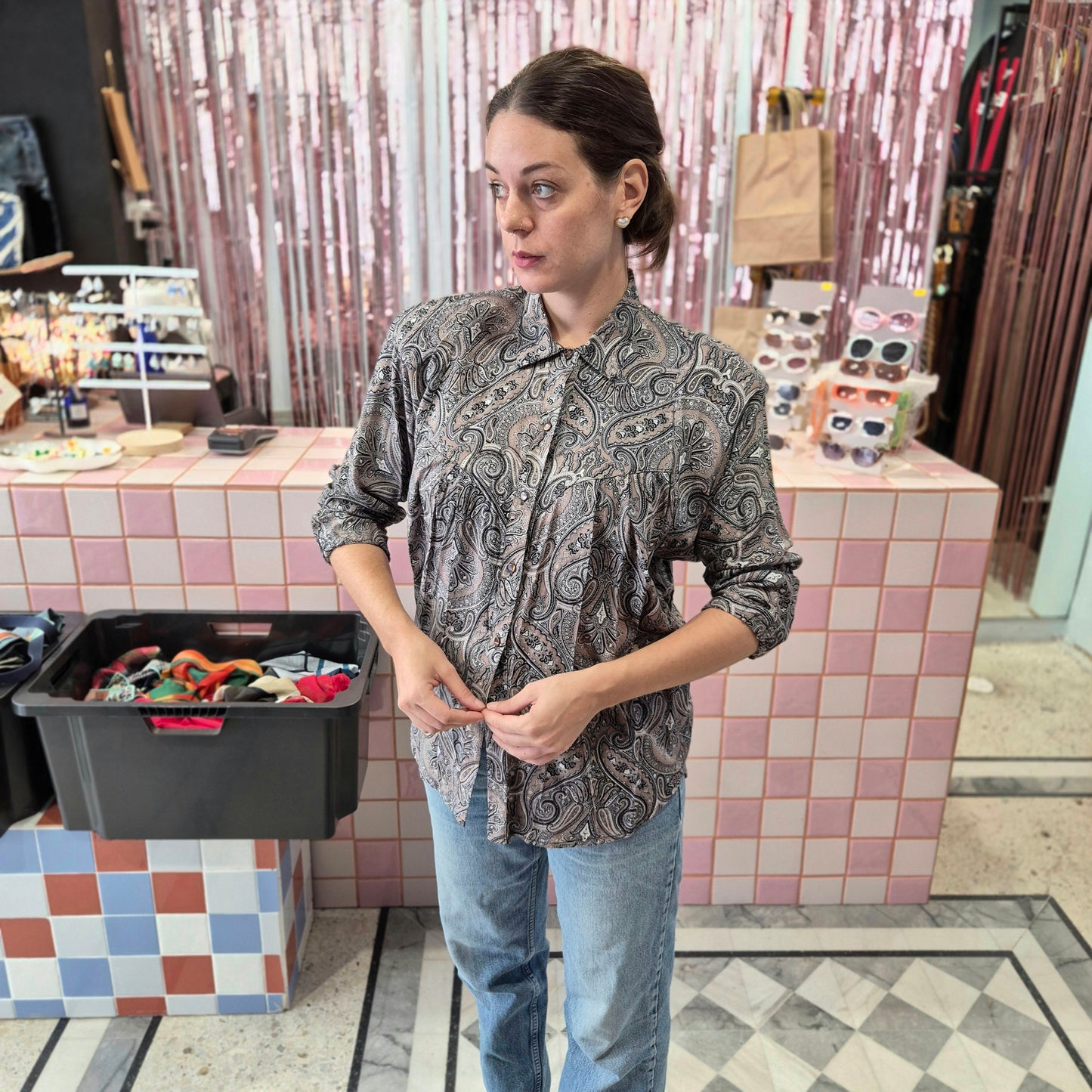 Vintage Patterned Shirt