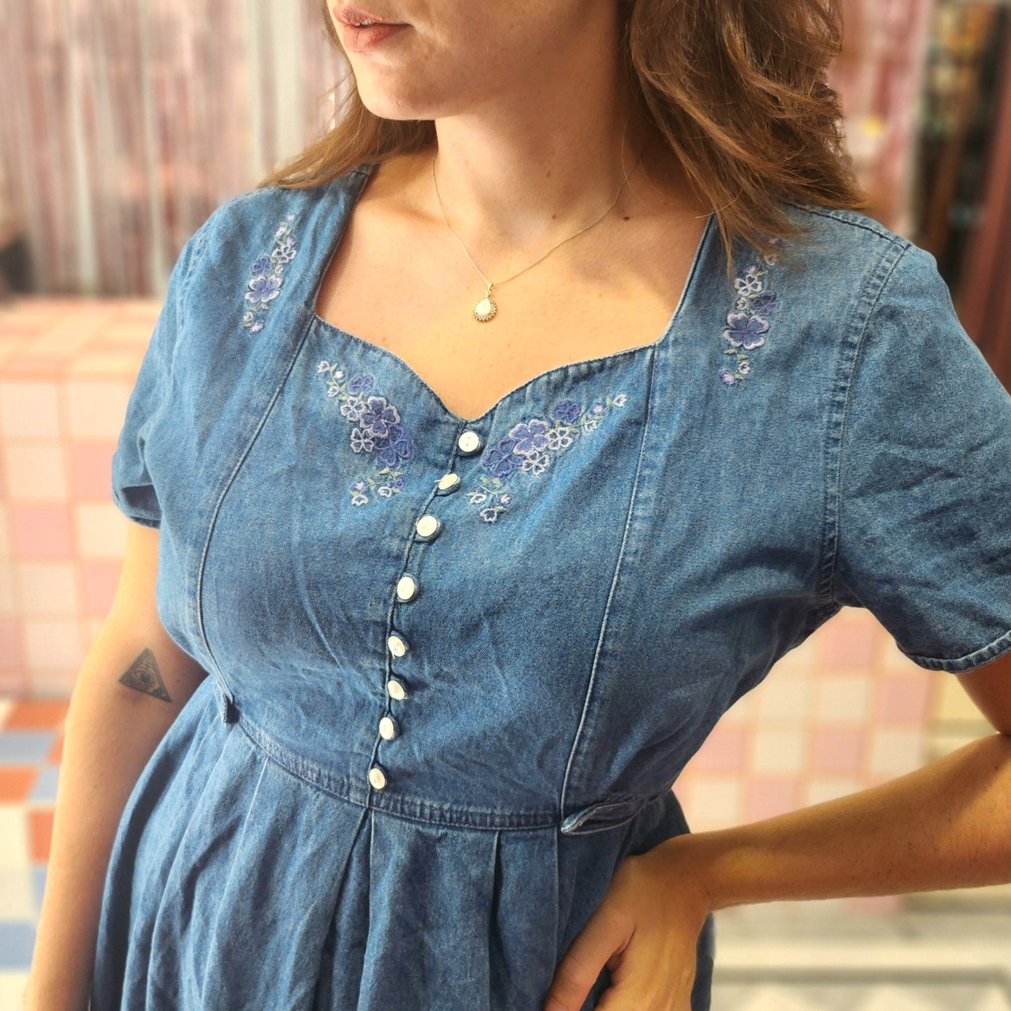 Cute Princess Denim Dress