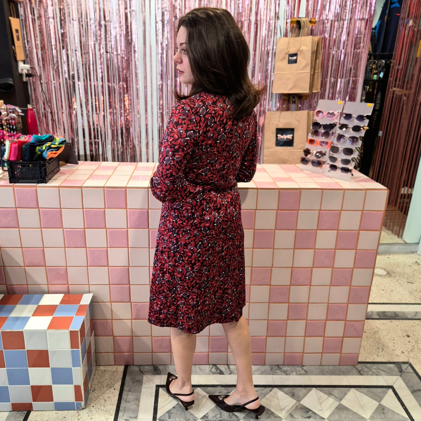 Vintage Floral Dress