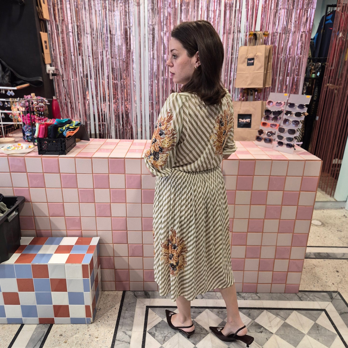 Vintage Floral Dress