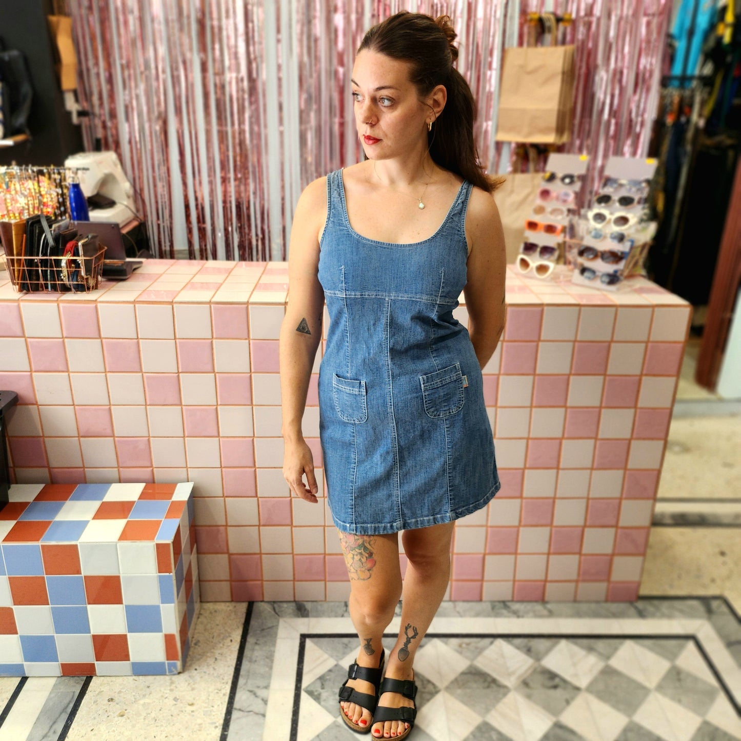 Denim Mini Dress
