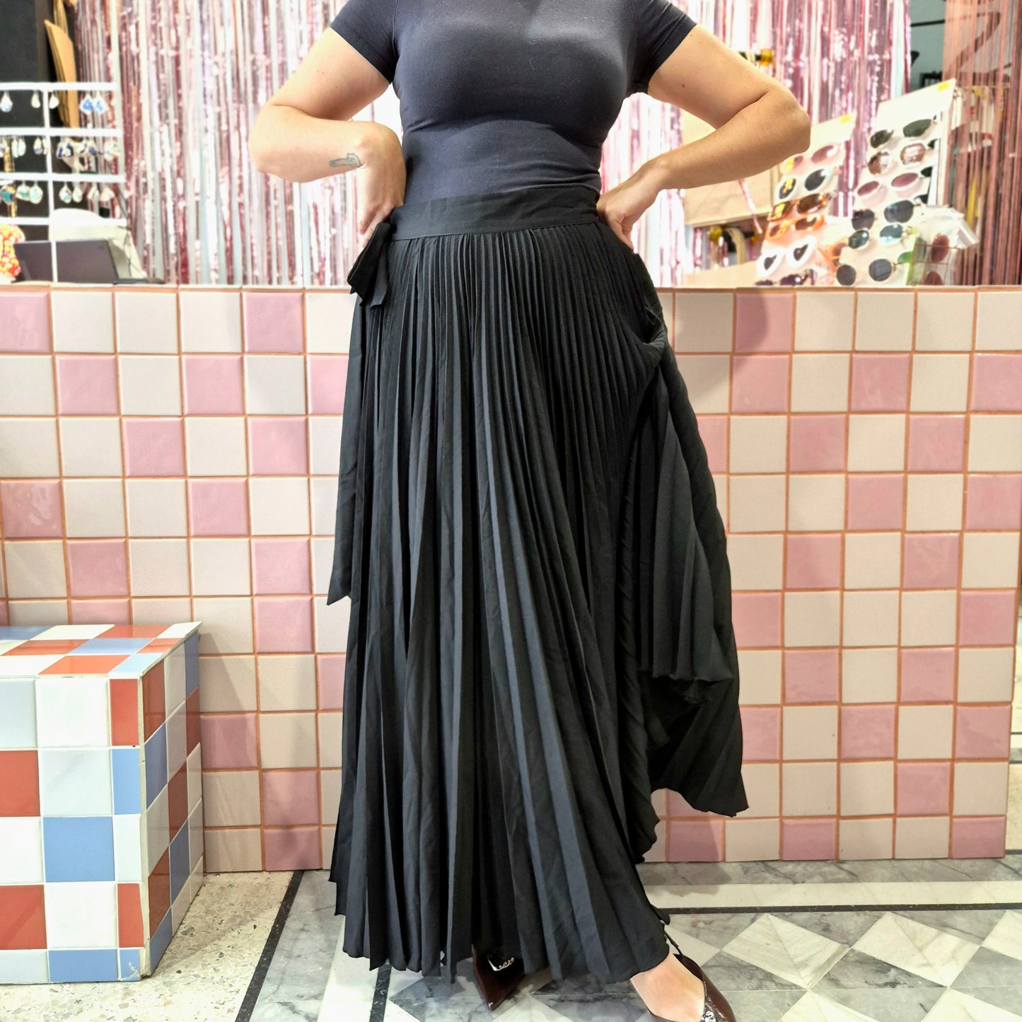 Beautiful Maxi Pleated Skirt