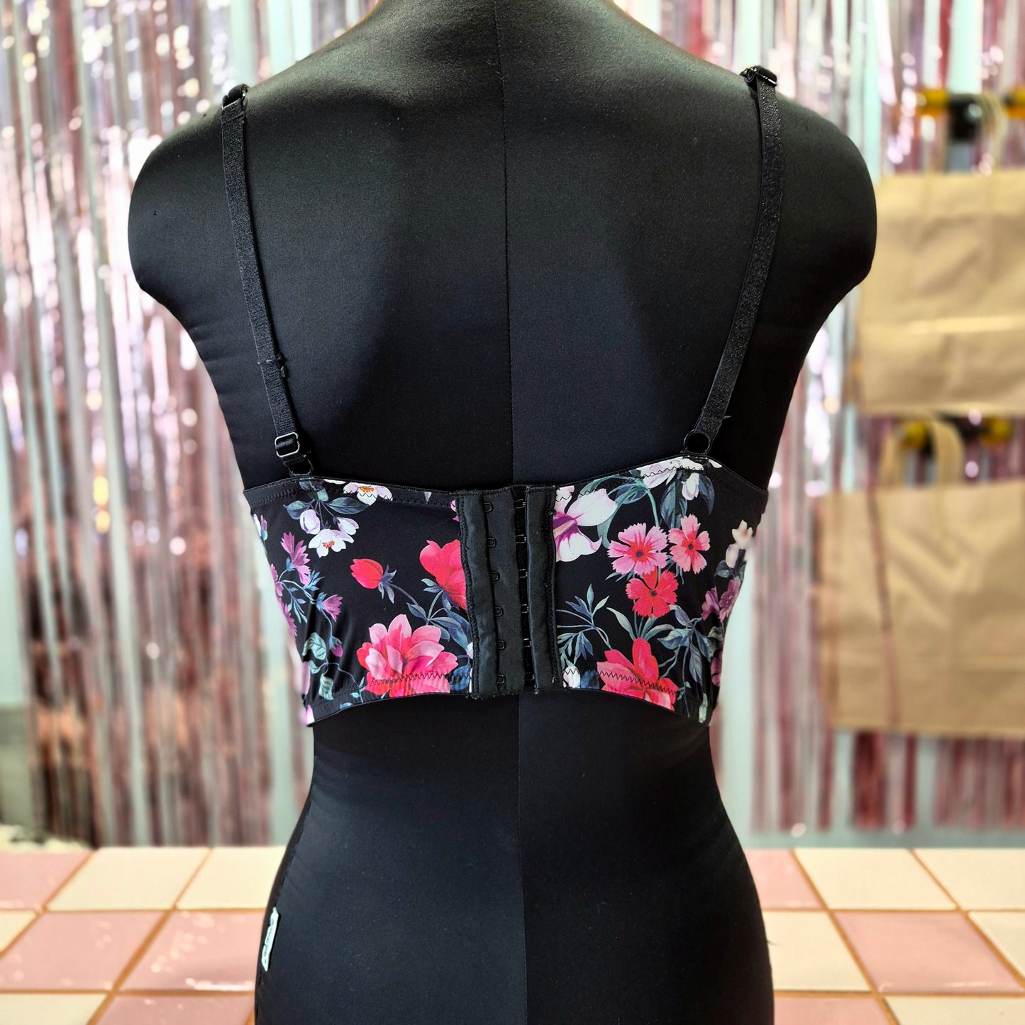 Floral Cropped Corset