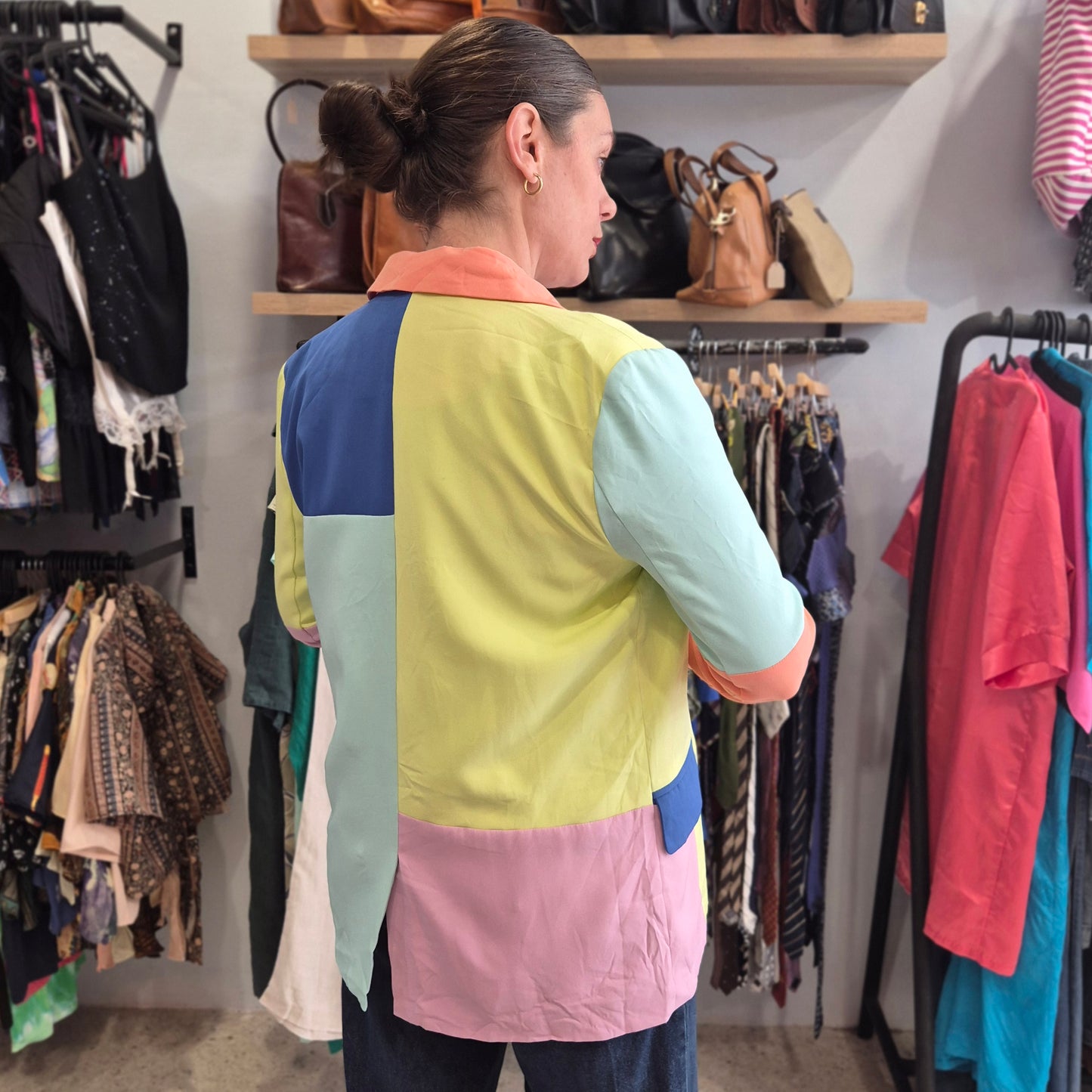Stunning Color Block Blazer