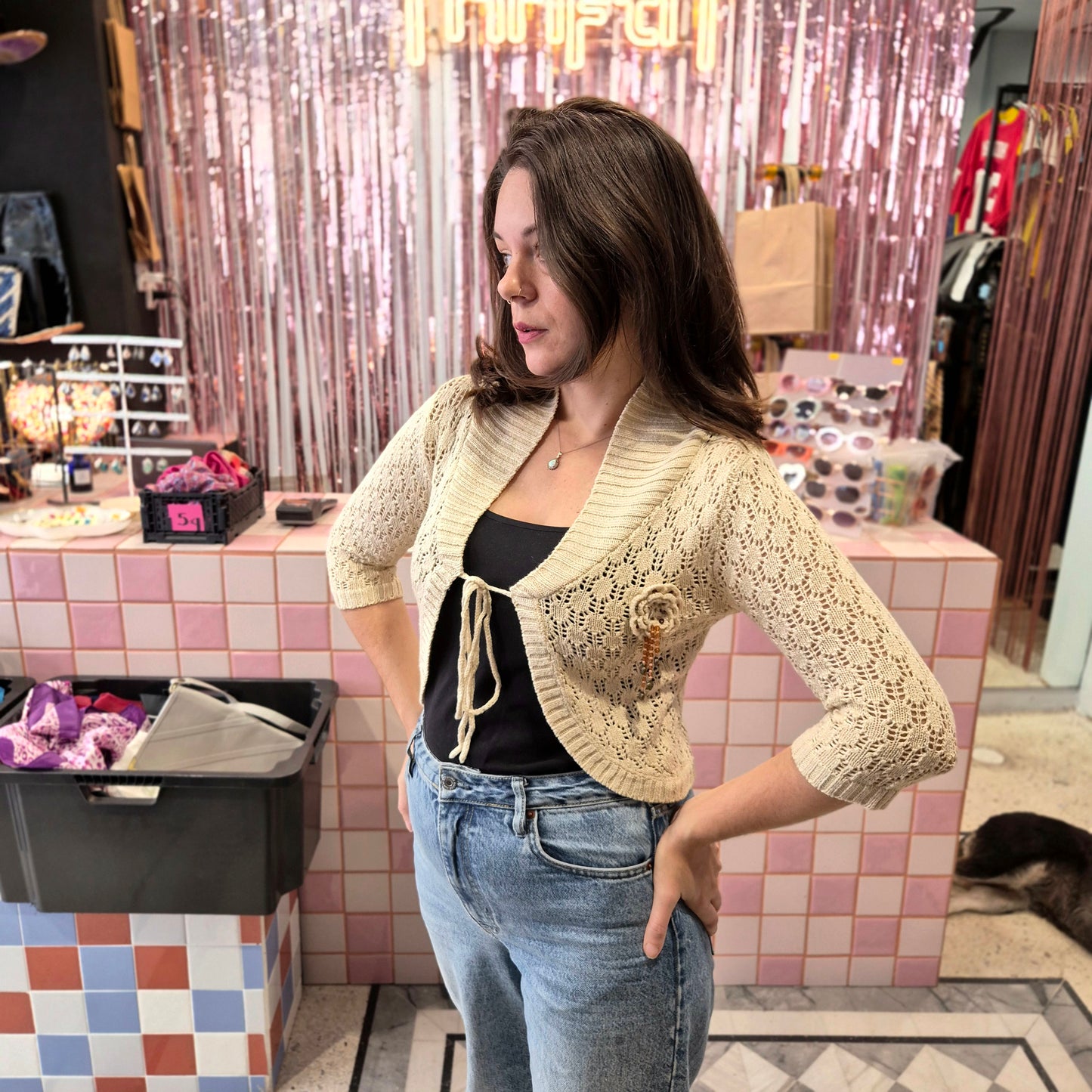 Cute Cropped Cardigan