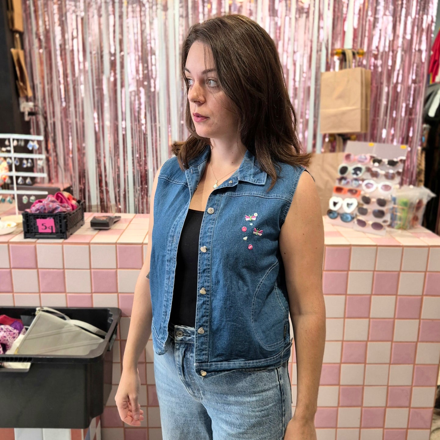 Cute Denim Vest