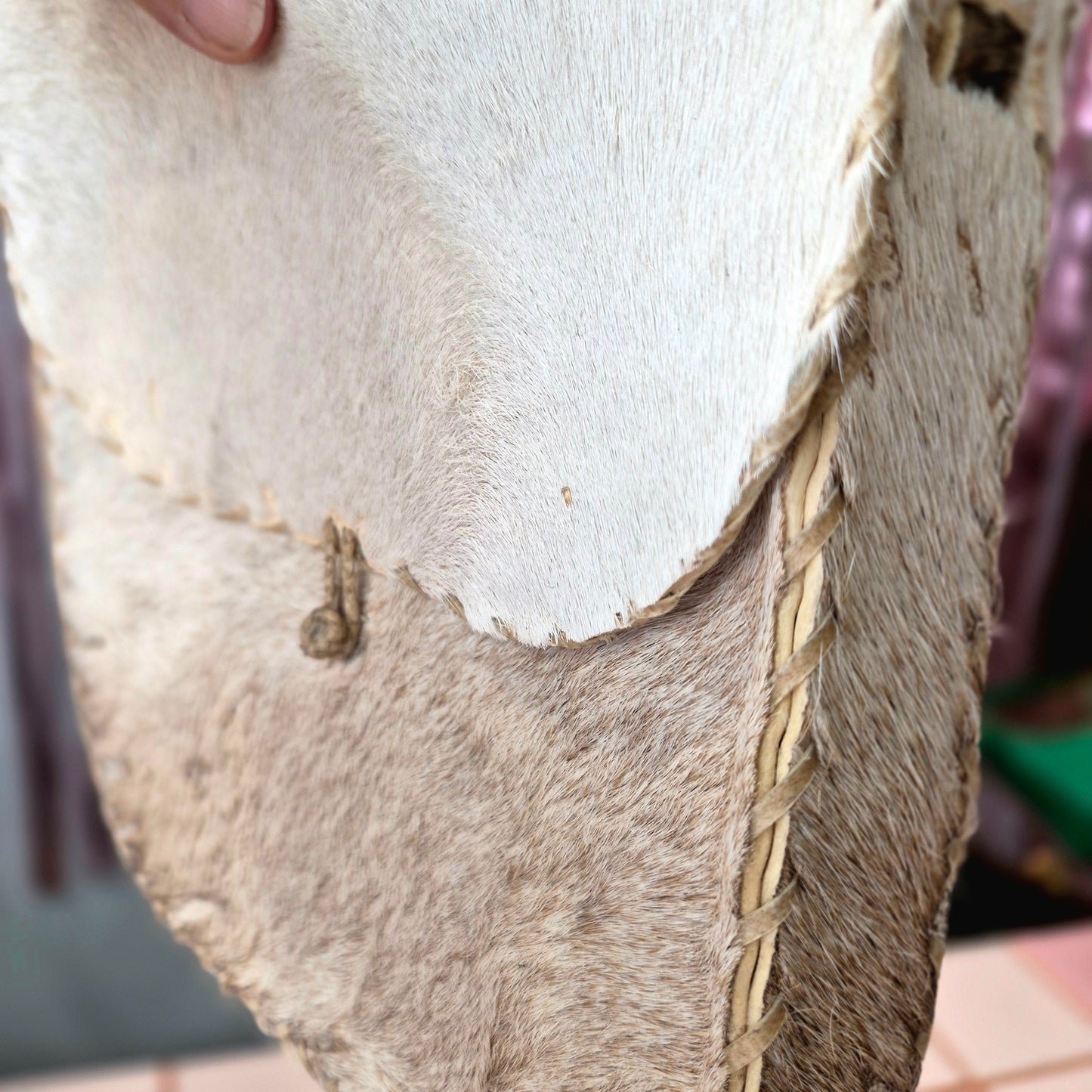 Goats skin Crossbody Bag