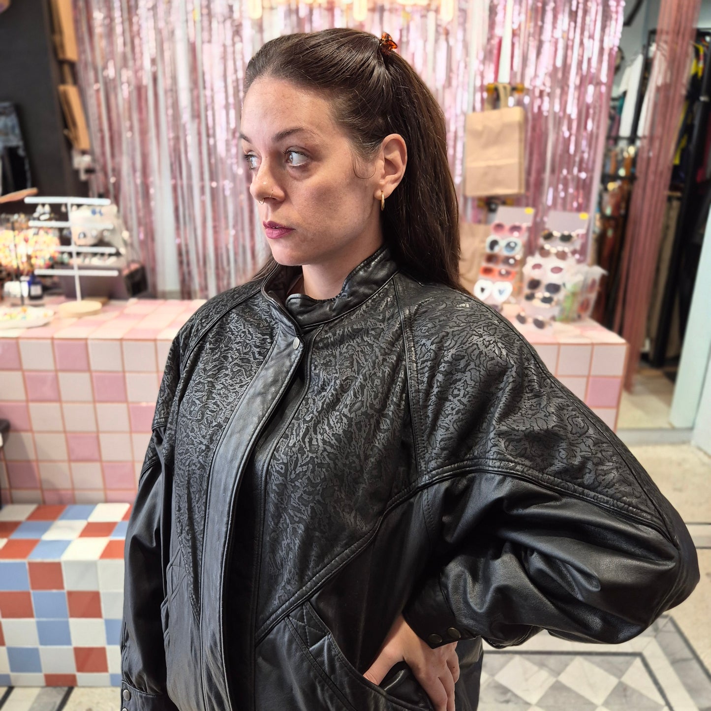 Beautiful 80's Leather Jacket