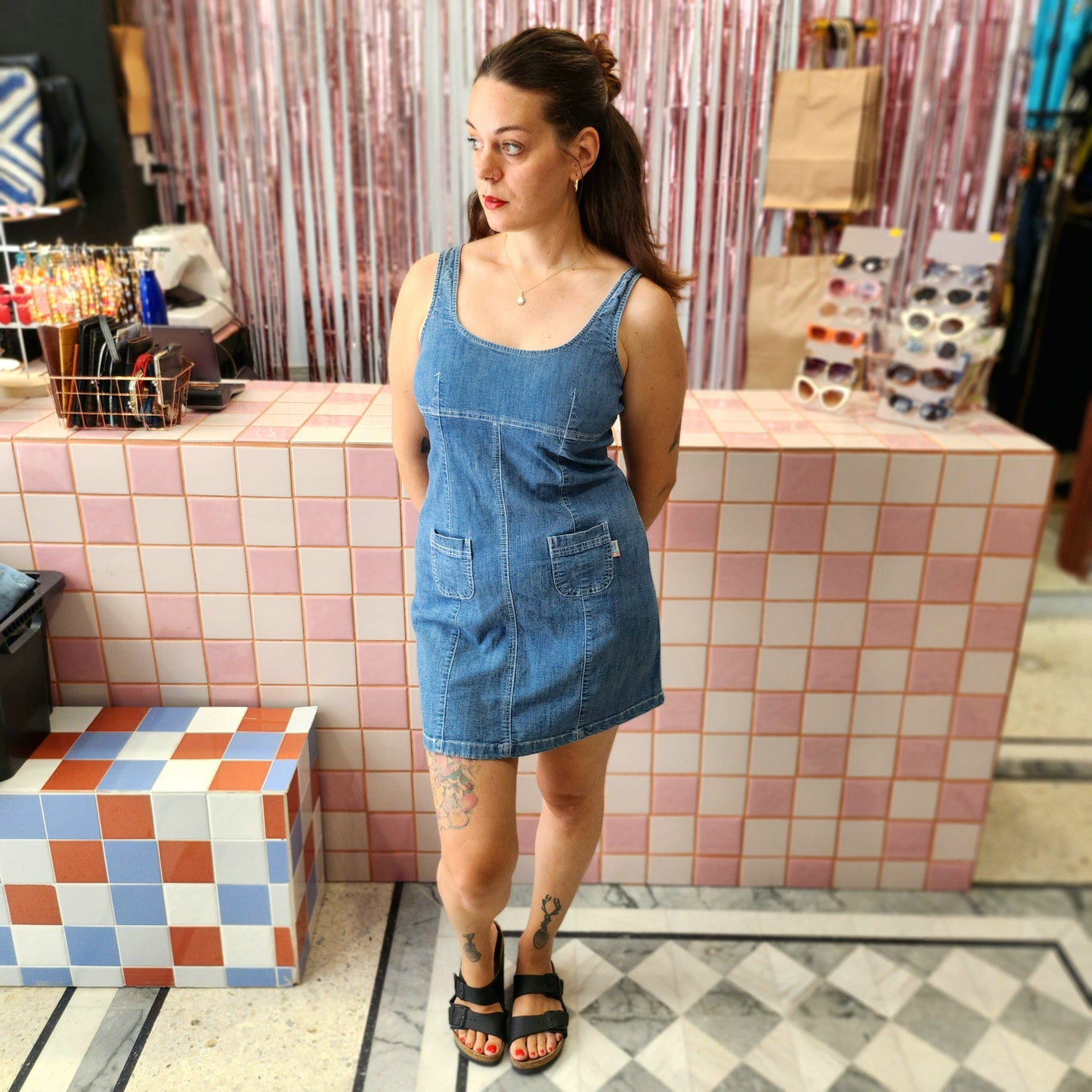 Denim Mini Dress