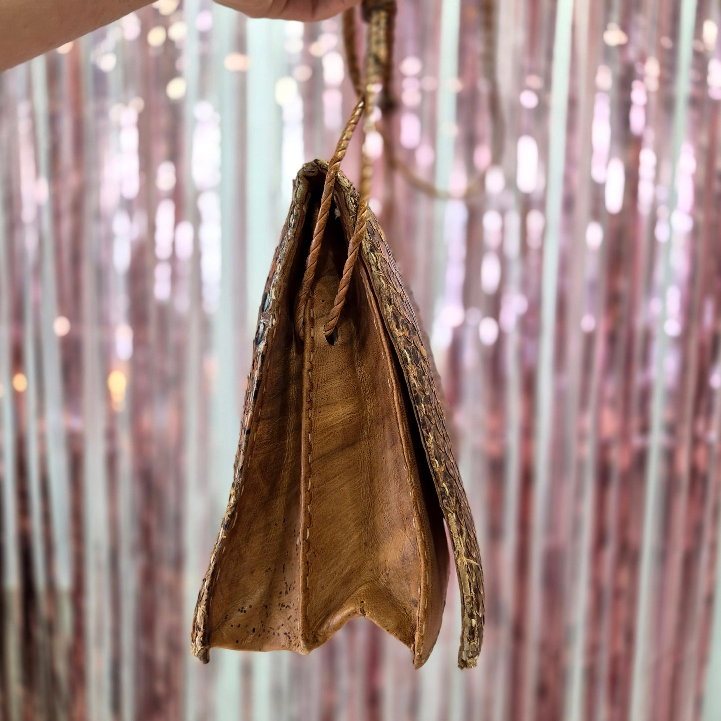 Vintage Snake Envelope Bag