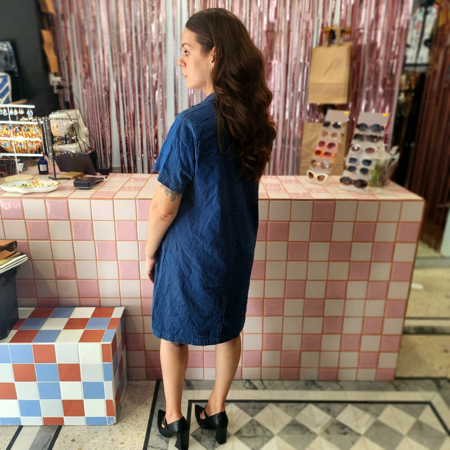 Denim Shirt Dress