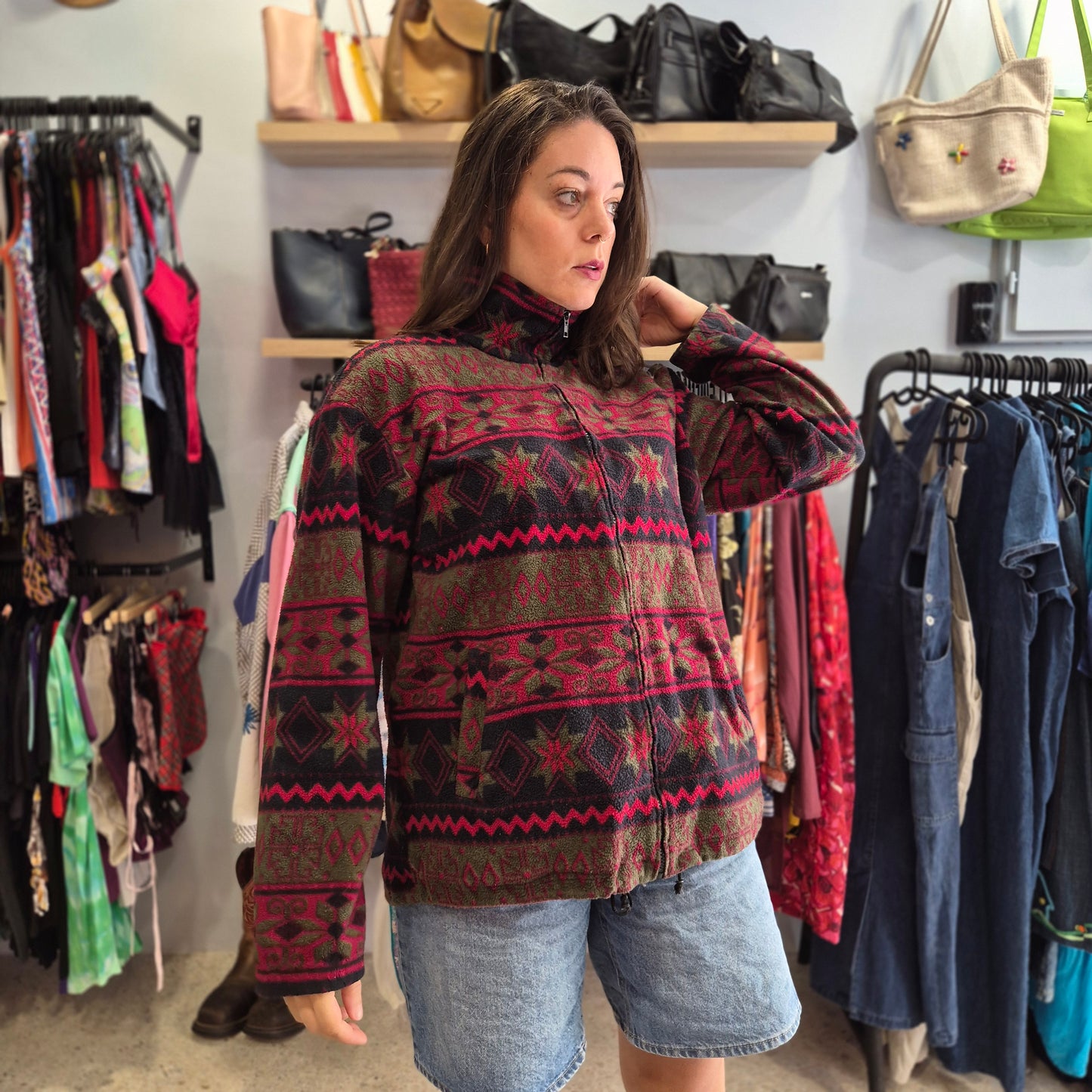 Vintage Patterned Fleece