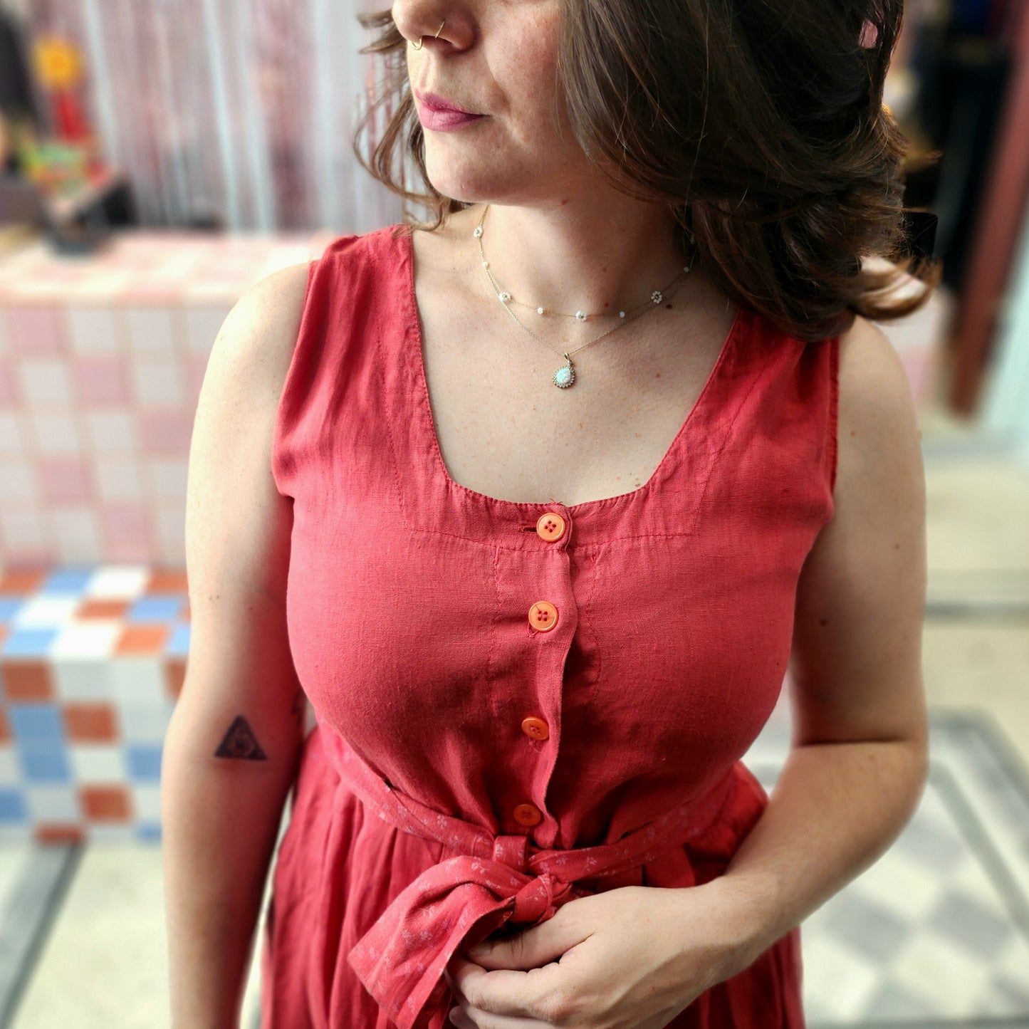 Cute Linen Dress