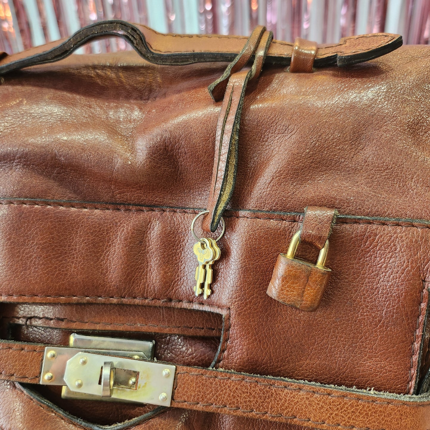 Versatile Vintage Leather Bag