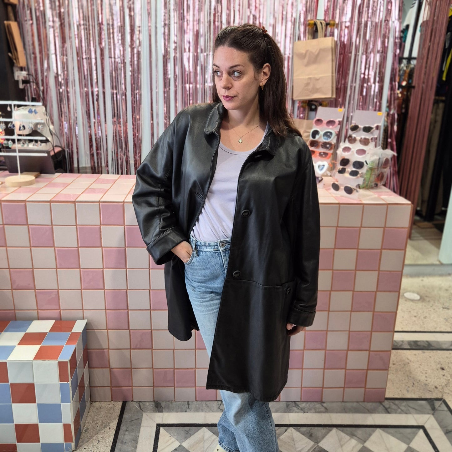 Leather Coat