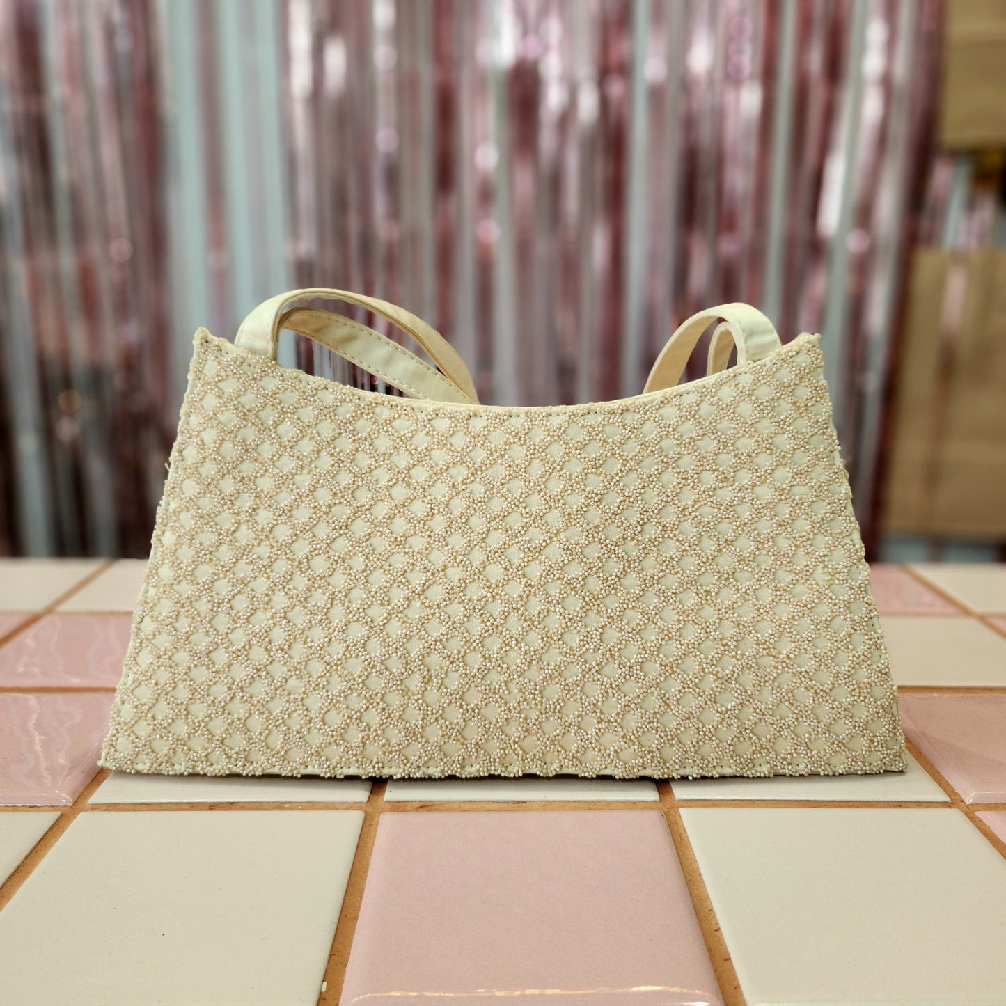 Cute Beaded Shoulder Bag