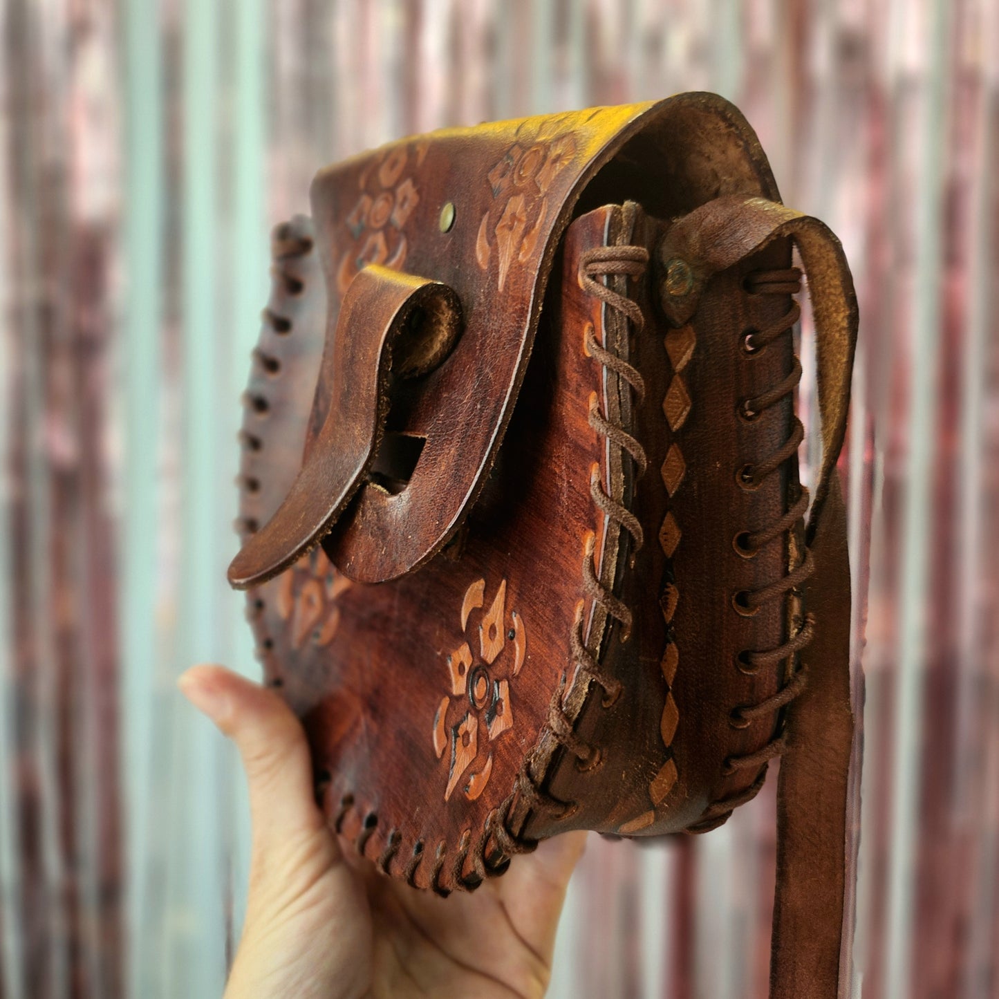 Mini Textured Leather Bag