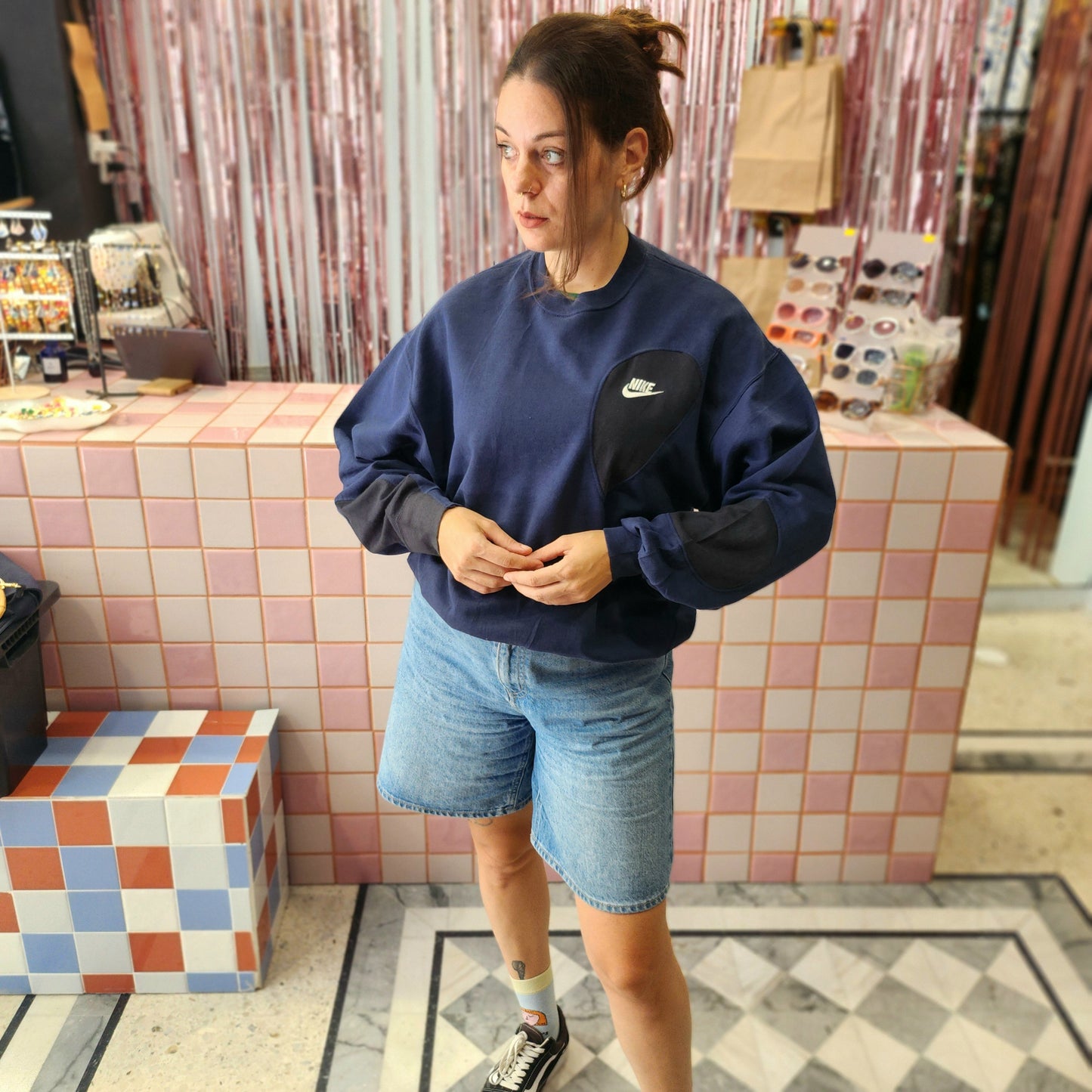 Reworked Nike Sweatshirt