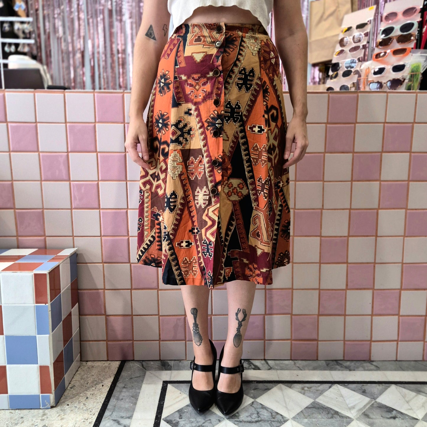 100% Cotton Vintage Skirt