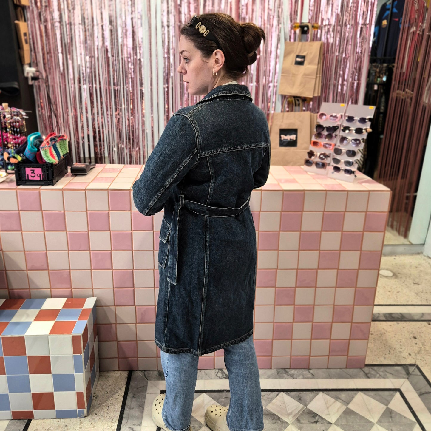 Beautiful Vintage Denim Trench