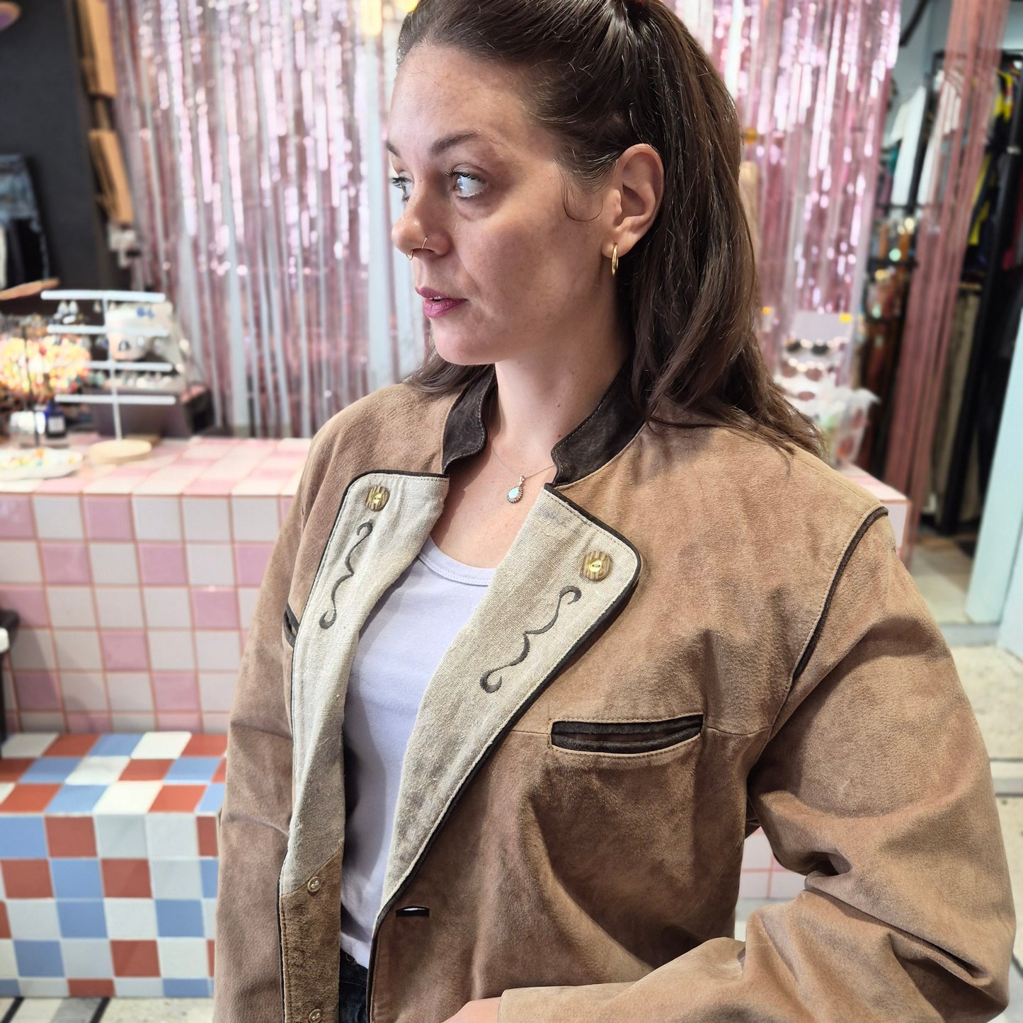 Traditional Tyrolean Leather Jacket