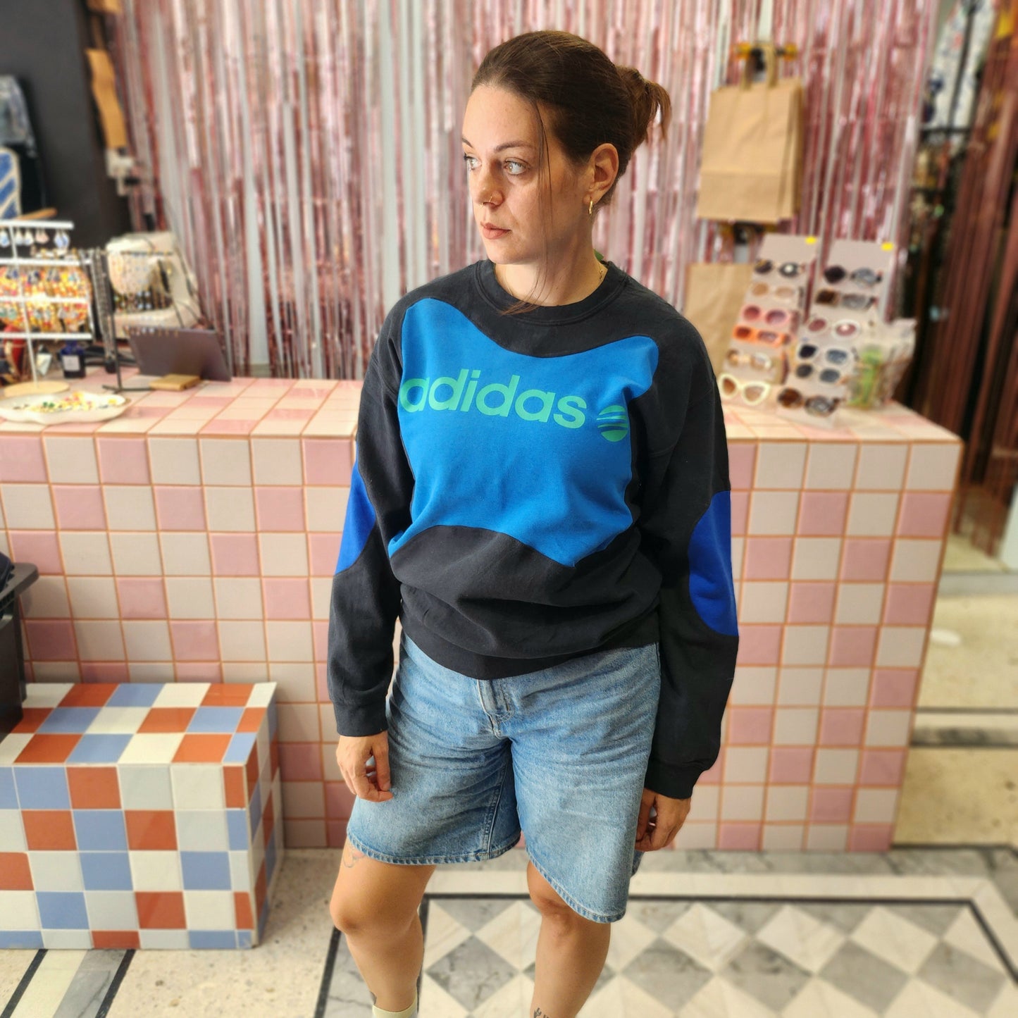 Reworked Adidas Sweatshirt