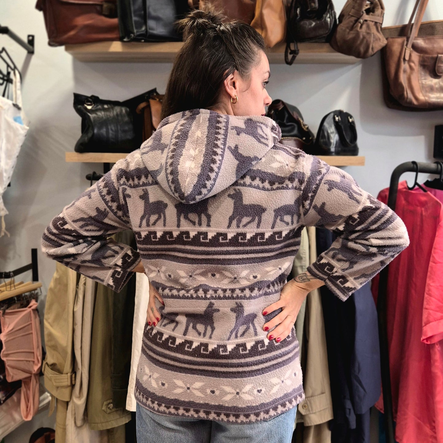 Vintage Patterned Fleece