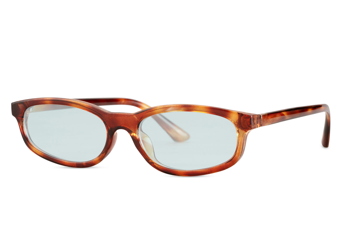 Turtleshell with Clear Blue Lenses