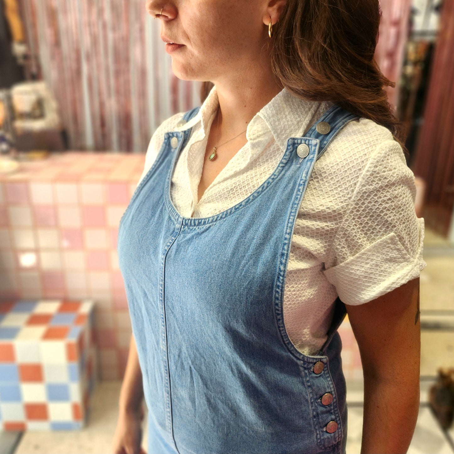 Overalls Mini Dress