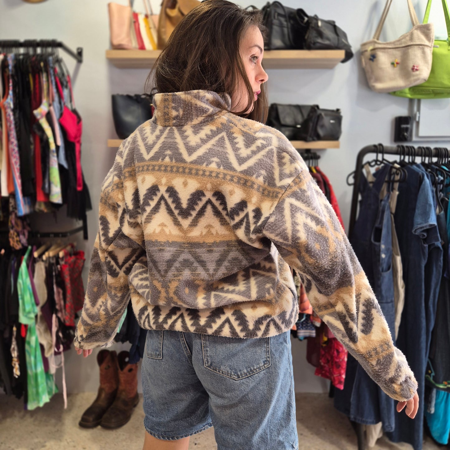 Vintage Patterned Fleece