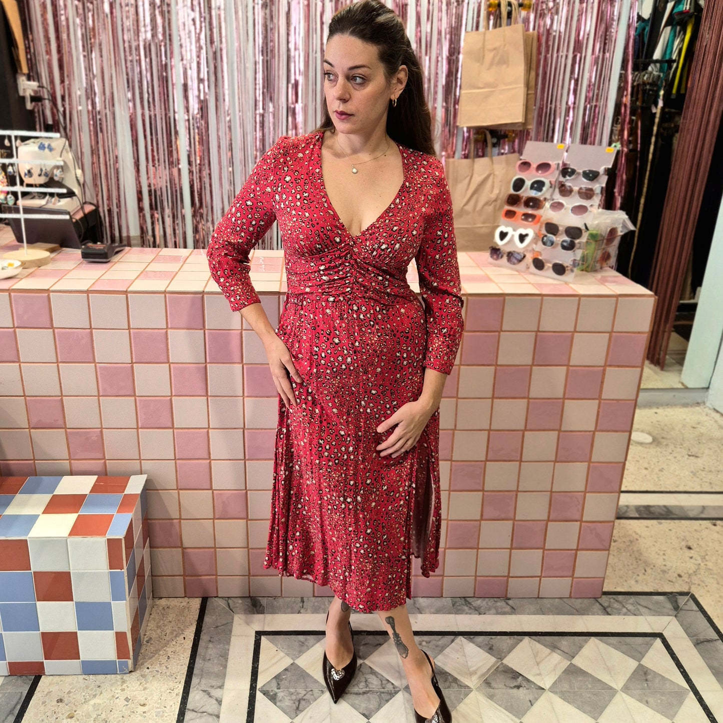 Comfy Patterned Dress