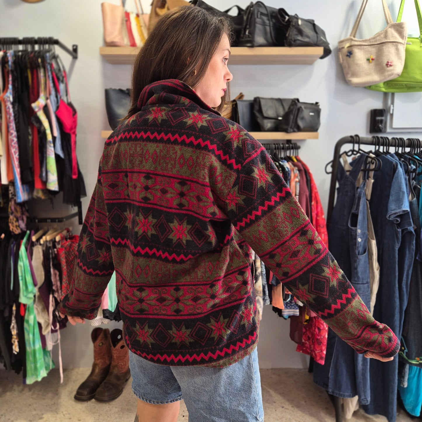 Vintage Patterned Fleece