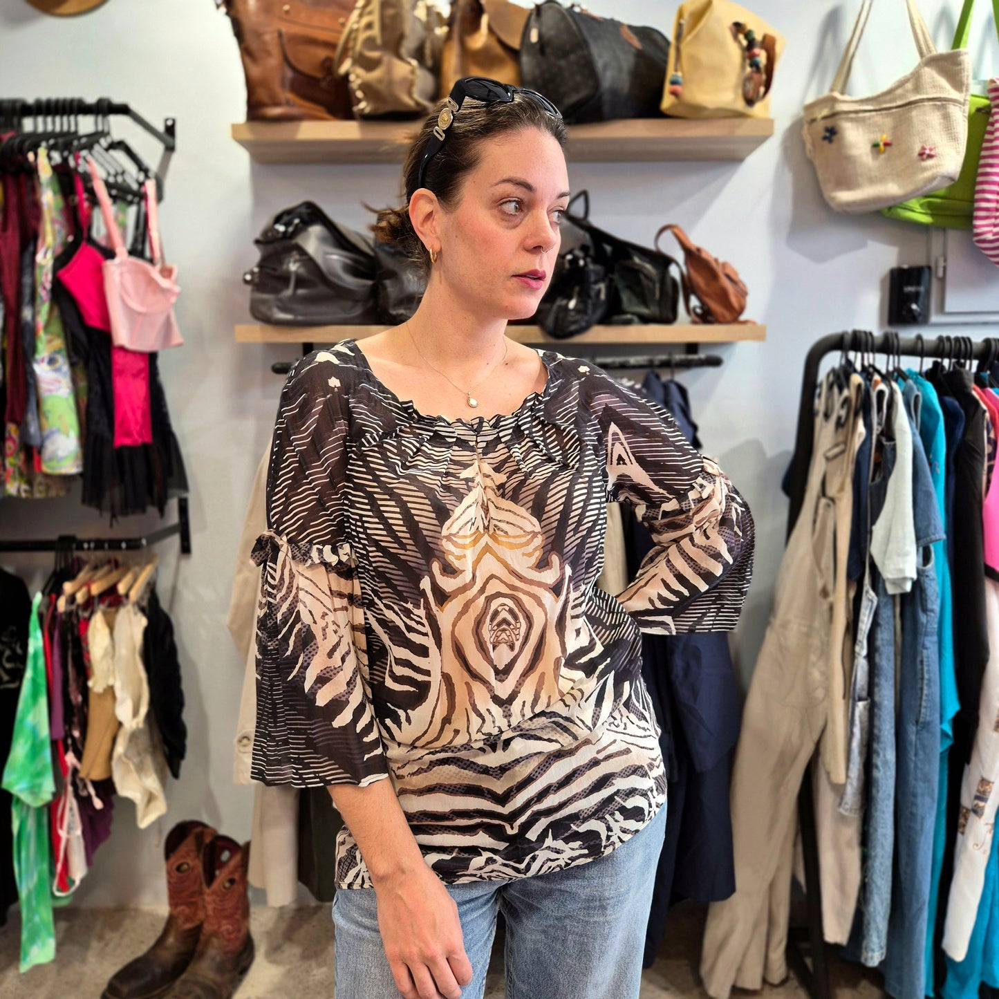 100% Silk Top