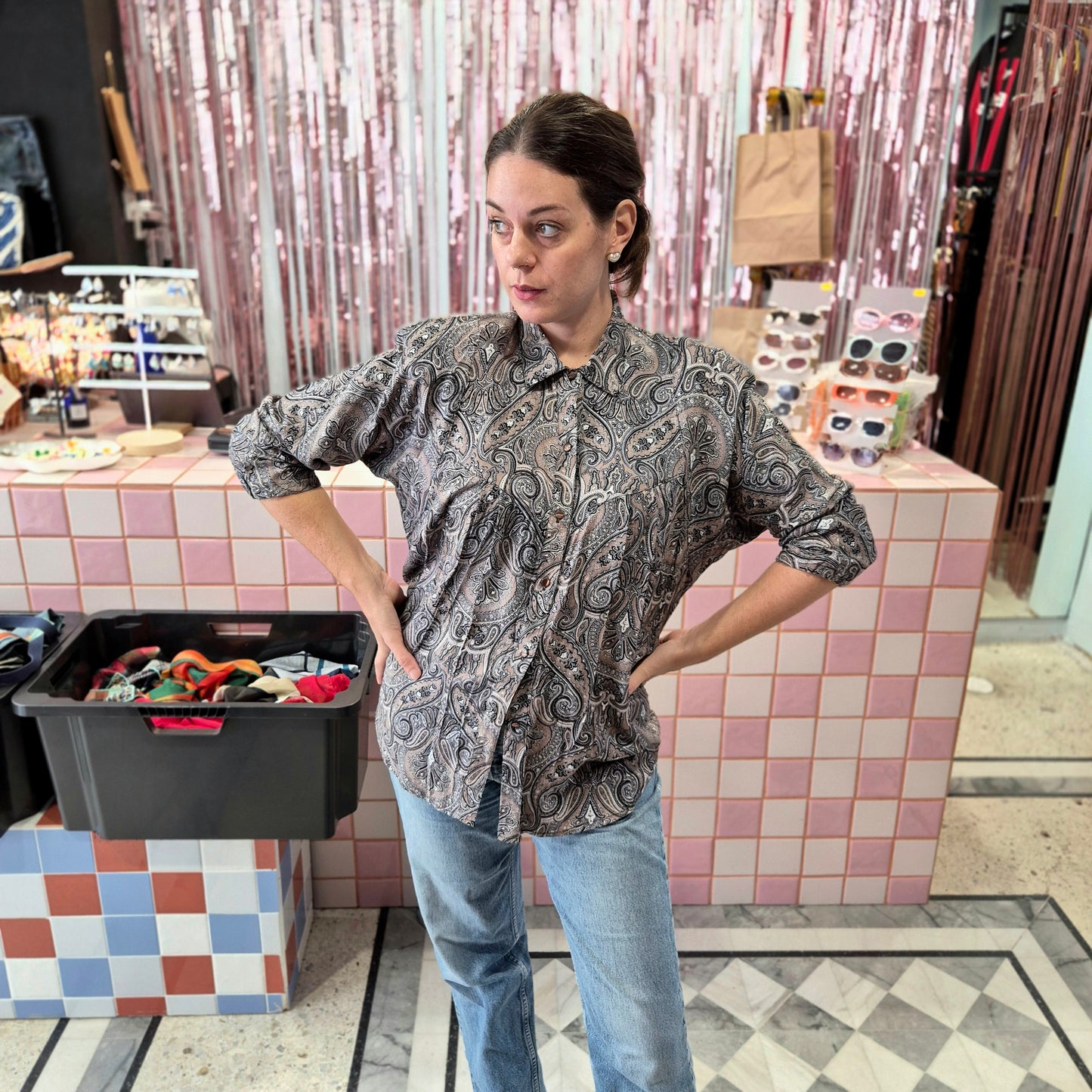 Vintage Patterned Shirt