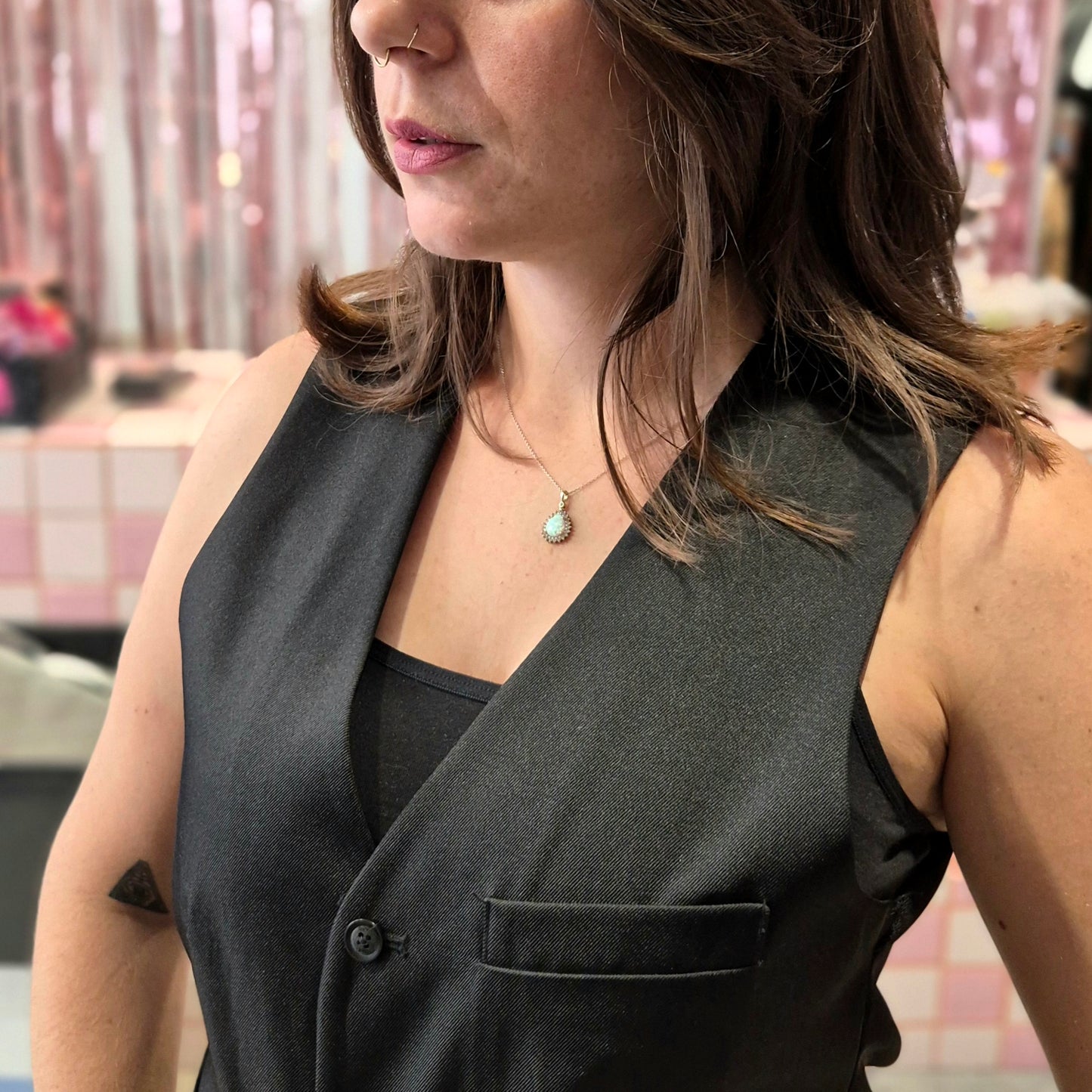 Simple Black Vest