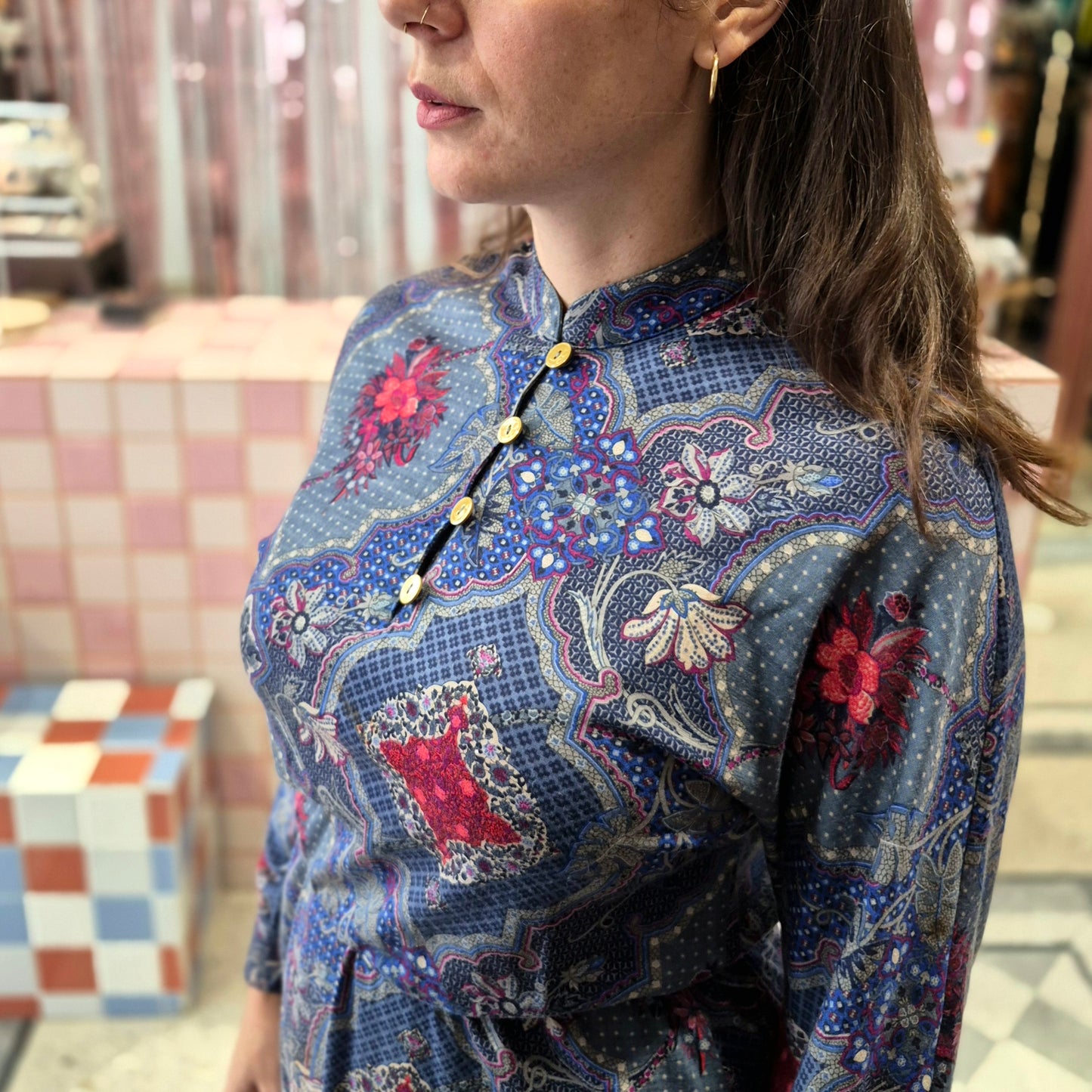 Pretty Vintage Patterned Dress
