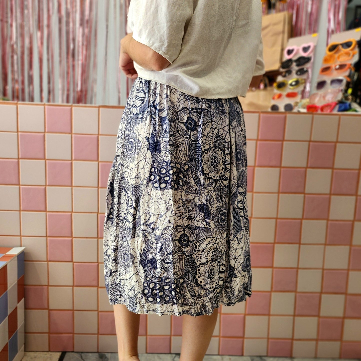 Vintage Patterned Skirt