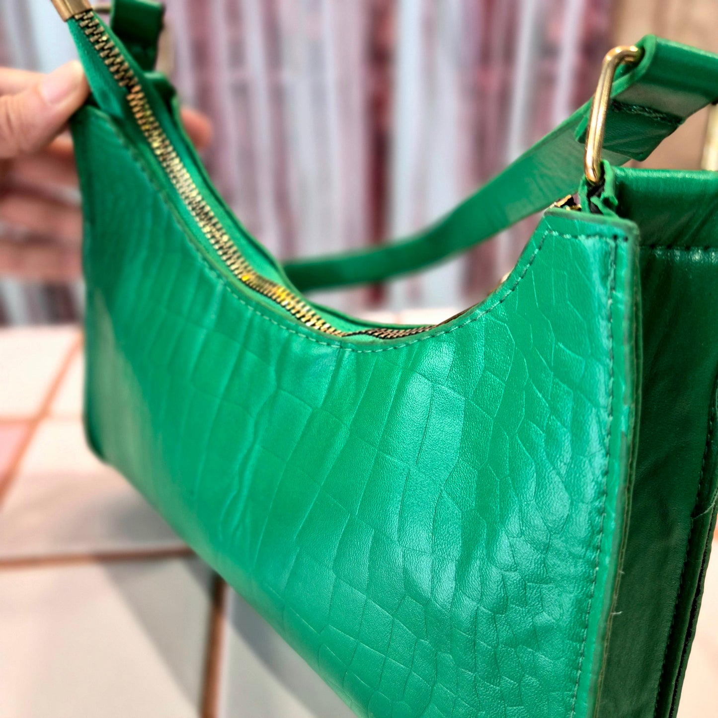 Green Shoulder Bag