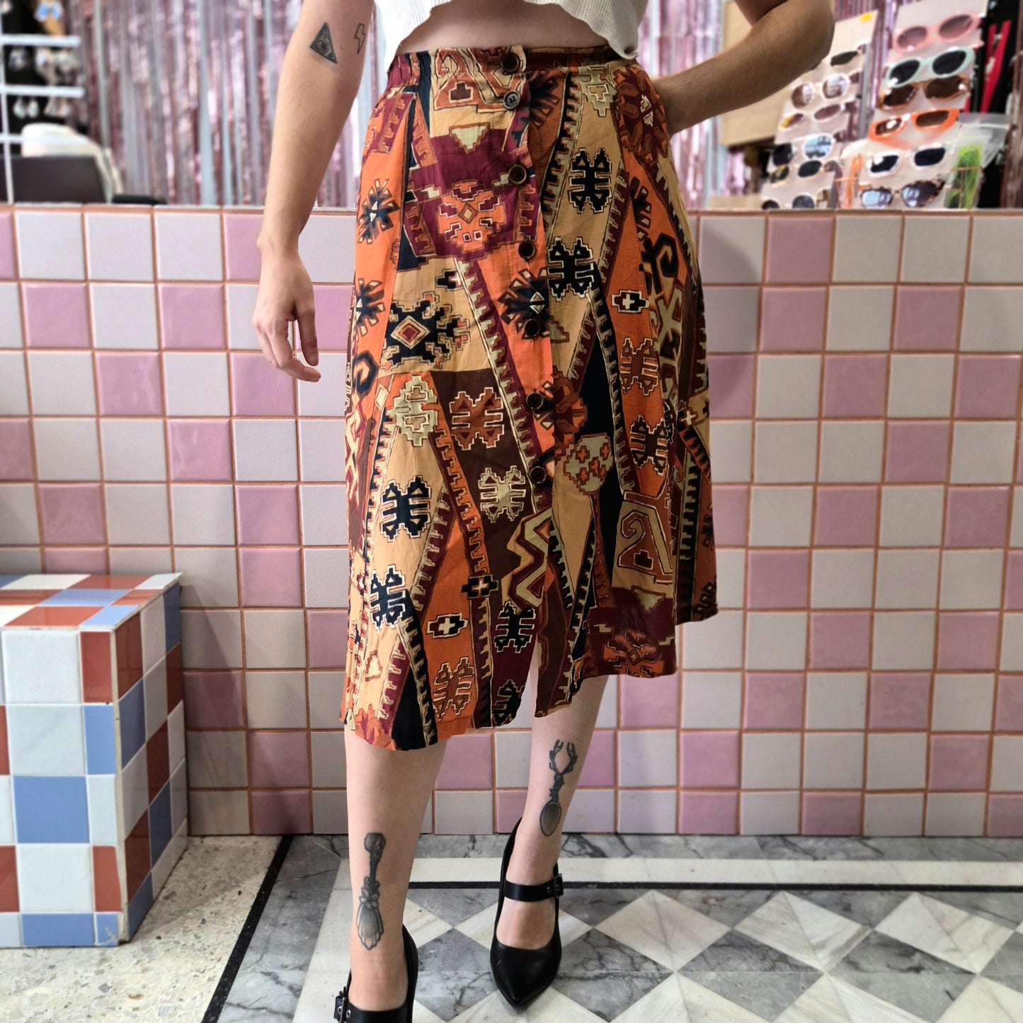 100% Cotton Vintage Skirt