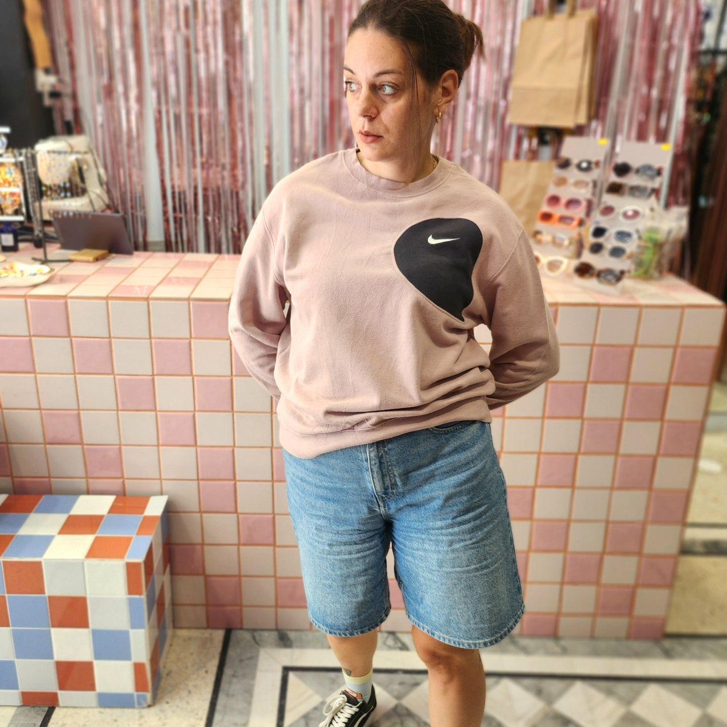 Reworked Nike Sweatshirt