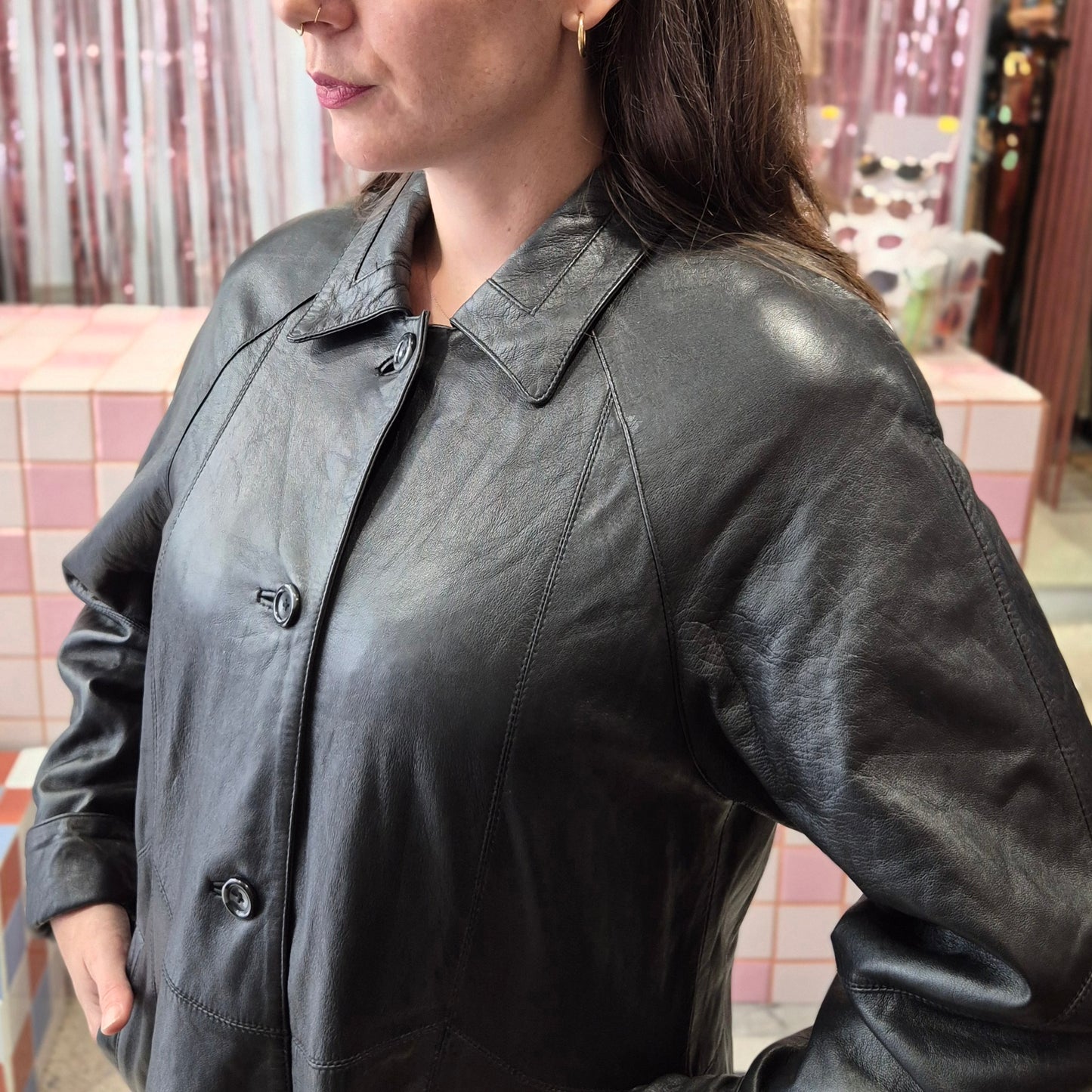 Leather Coat