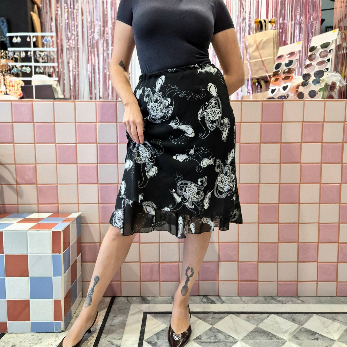 Cute Floral Skirt