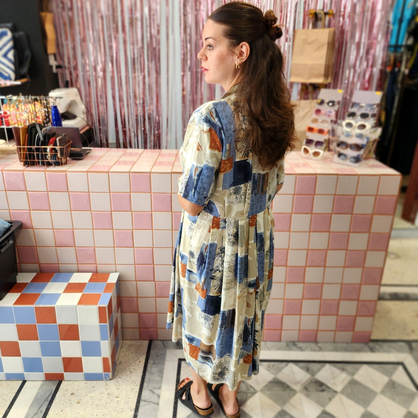 Vinatge Patterned Dress